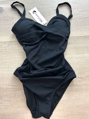 Moon Tide Black One-Piece Swimsuit NWT-New Zealand brand